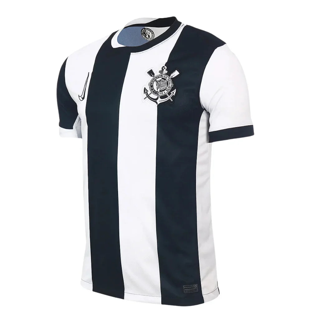 Camisa Corinthians  24/25  Masculina - Branco+Preto