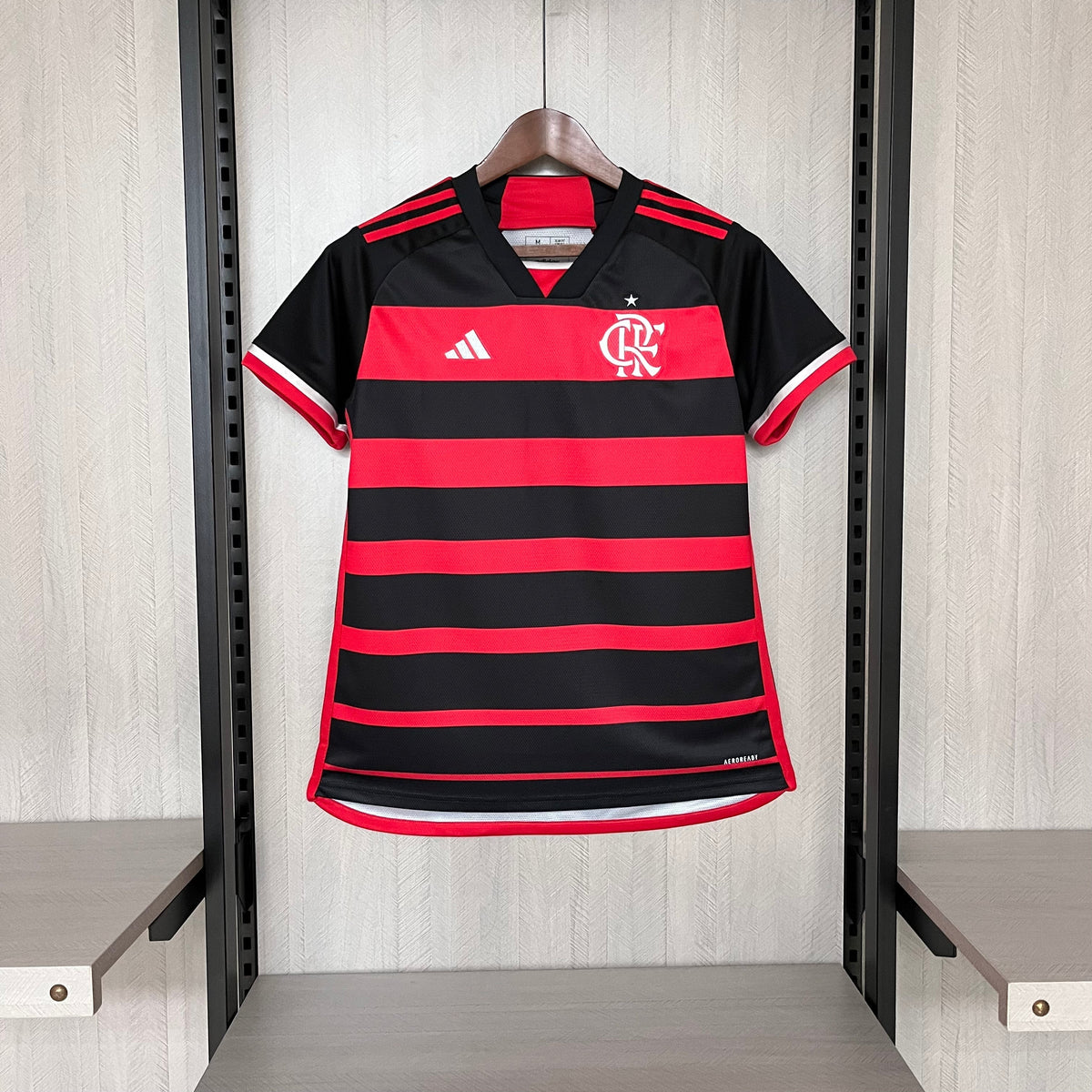 Camisa Flamengo I 24/25 - Vermelho+Preto - (Feminina)