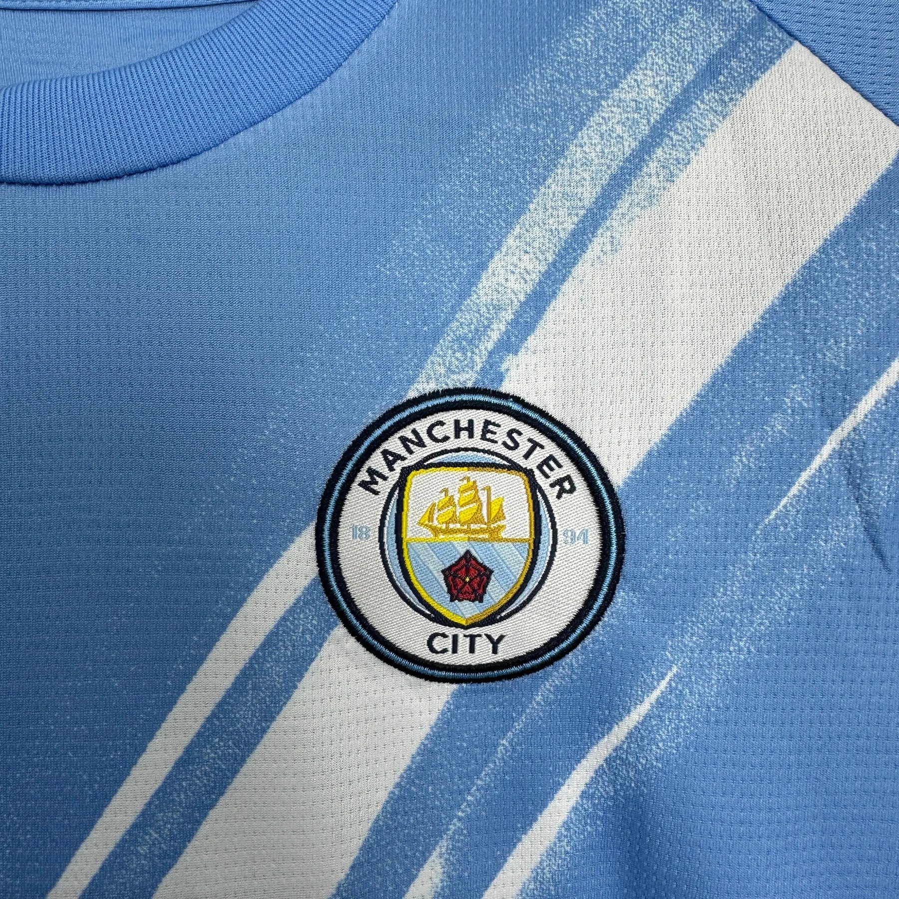 Camisa Manchester City Home 25/26 - Torcedor Infantil Azul