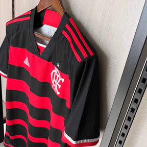 Camisa Flamengo I 24/25 - Vermelho+Preto - (Feminina)