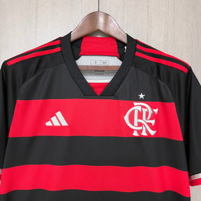 Camisa Flamengo I 24/25 - Vermelho+Preto - (Feminina)