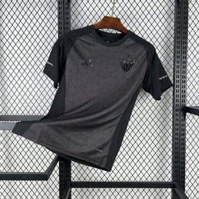 Camisa Atlético Mineiro All Black 25/26 - Torcedor Masculina Preta Refletiva