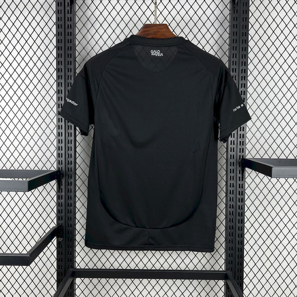 Camisa Atlético Mineiro All Black 25/26 - Torcedor Masculina Preta Refletiva