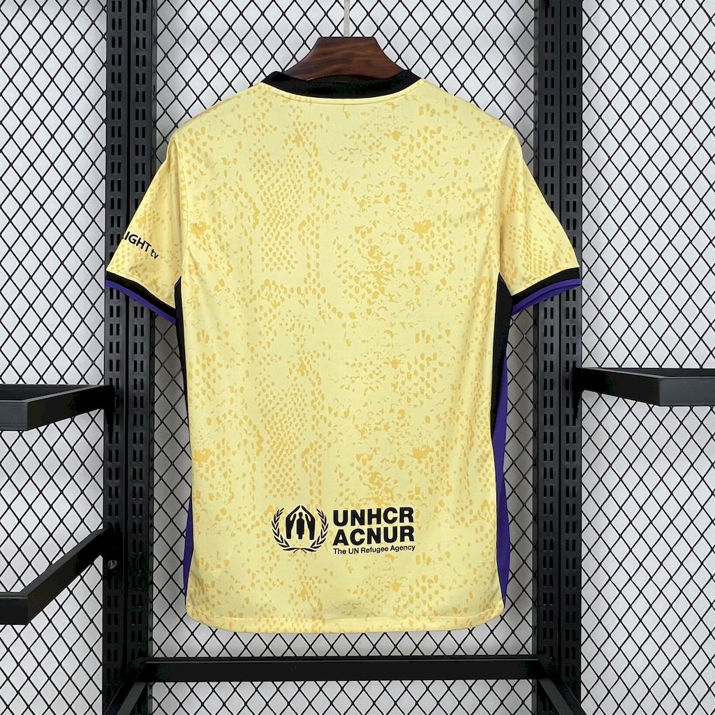 Camisa Barcelona Away Kobe Bryant 25/26 - Torcedor Masculina Amarela