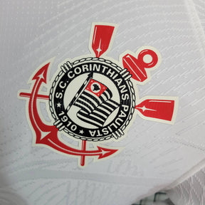 Camisa Timão  Home 23/24 - Jogador Masculina Branca