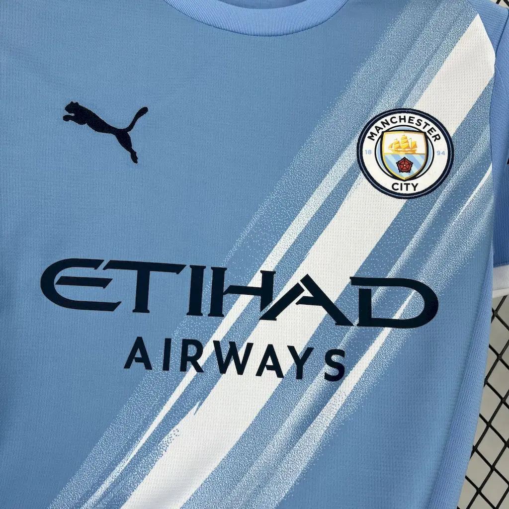 Camisa Manchester City Home 25/26 - Torcedor Masculina Azul