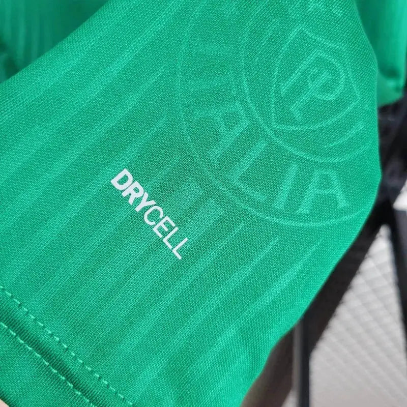 Camisa Palmeiras Home 24/25 - Torcedor Masculina Verde + Patch Brasileirão e Avanti + Patrocínios