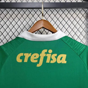 Camisa Palmeiras Home 24/25 - Torcedor Masculina Verde + Patch Brasileirão e Avanti + Patrocínios