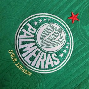 Camisa Palmeiras Home 24/25 - Torcedor Masculina Verde + Patch Brasileirão e Avanti + Patrocínios
