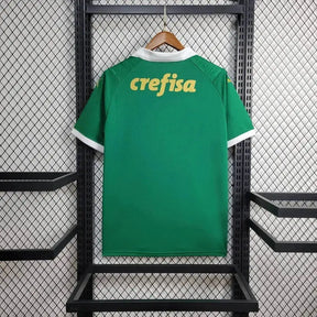Camisa Palmeiras Home 24/25 - Torcedor Masculina Verde + Patch Brasileirão e Avanti + Patrocínios