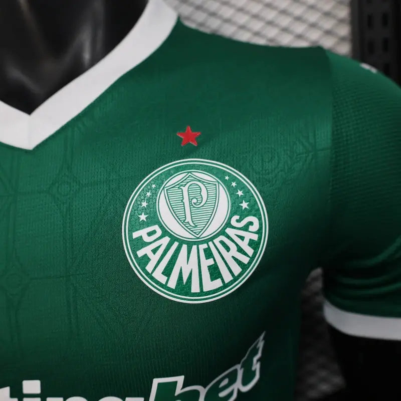 Camisa Palmeiras Home 25/26 - Jogador Masculina Verde