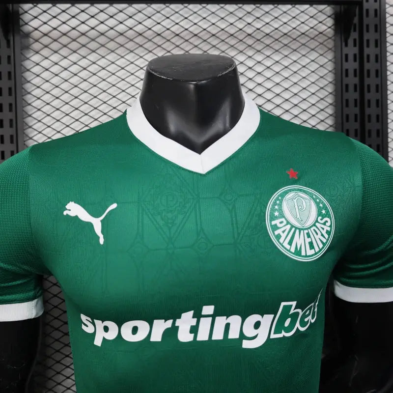 Camisa Palmeiras Home 25/26 - Jogador Masculina Verde