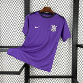 Camisa Timão Treino 25/26 - Torcedor Masculina Roxa