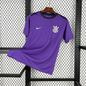 Camisa Timão Treino 25/26 - Torcedor Masculina Roxa