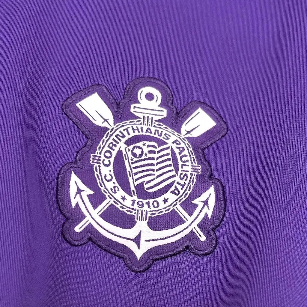 Camisa Timão Treino 25/26 - Torcedor Masculina Roxa