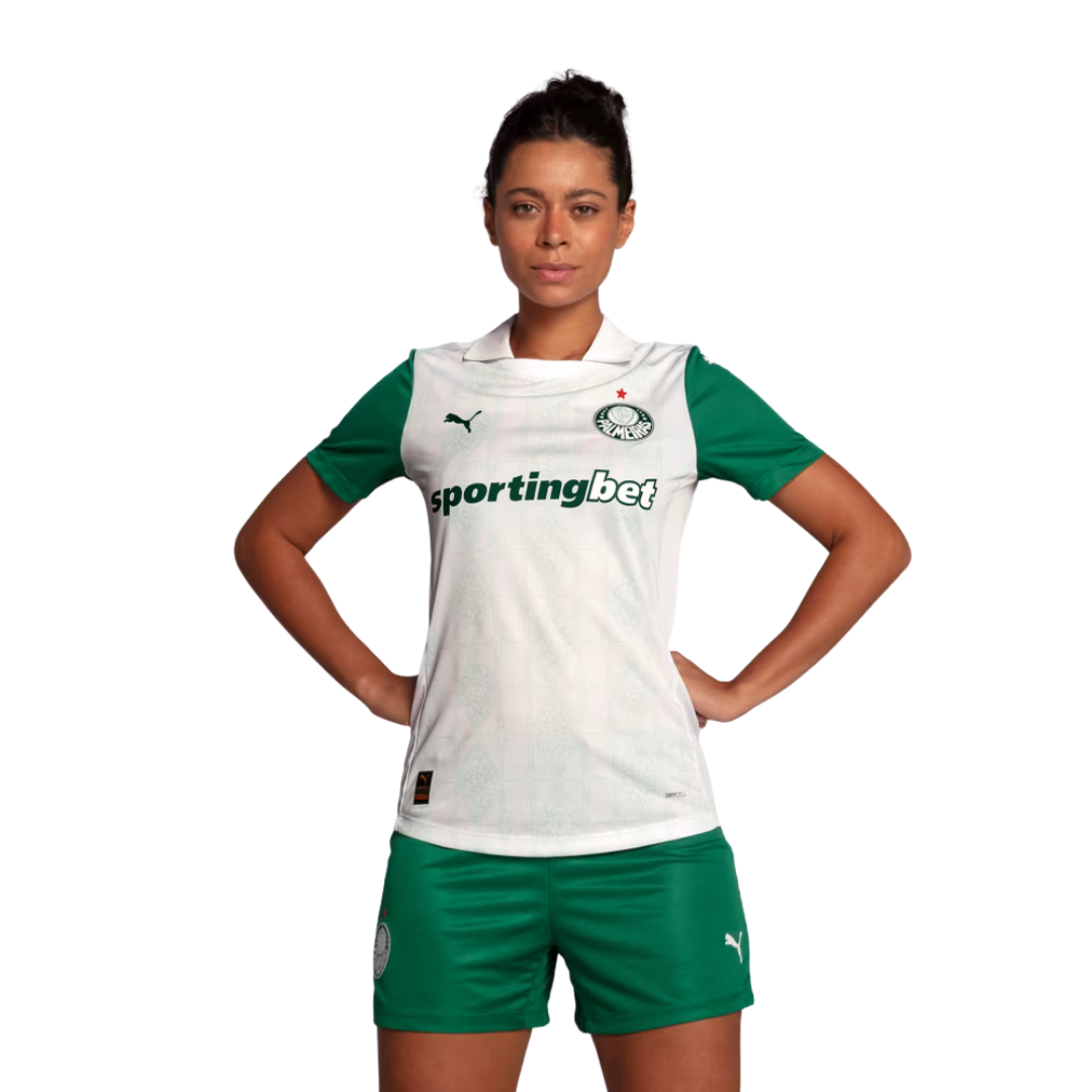 Camisa Palmeiras Feminina 25/26 Away branco