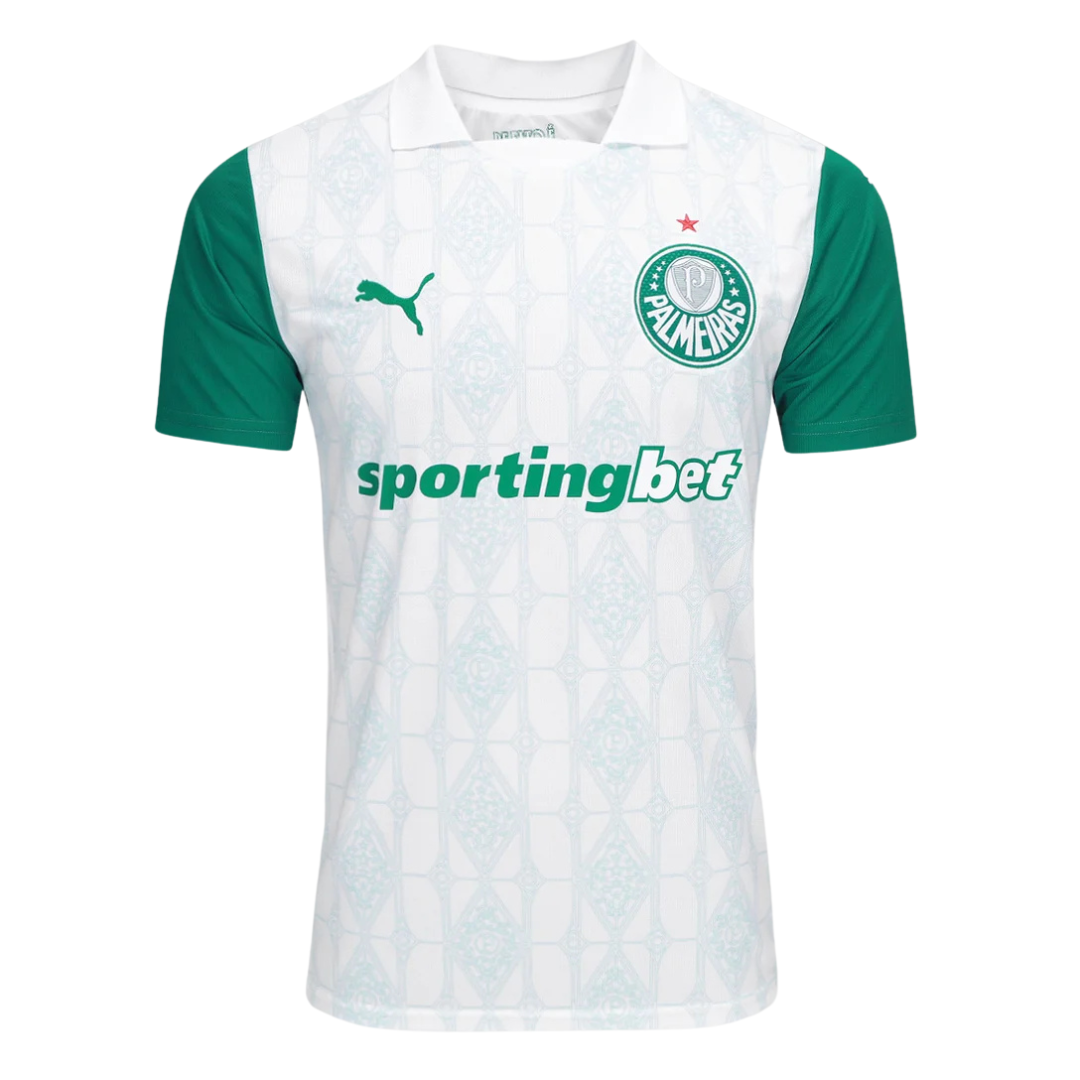 Camisa Palmeiras Masculina  25/26 Away branco