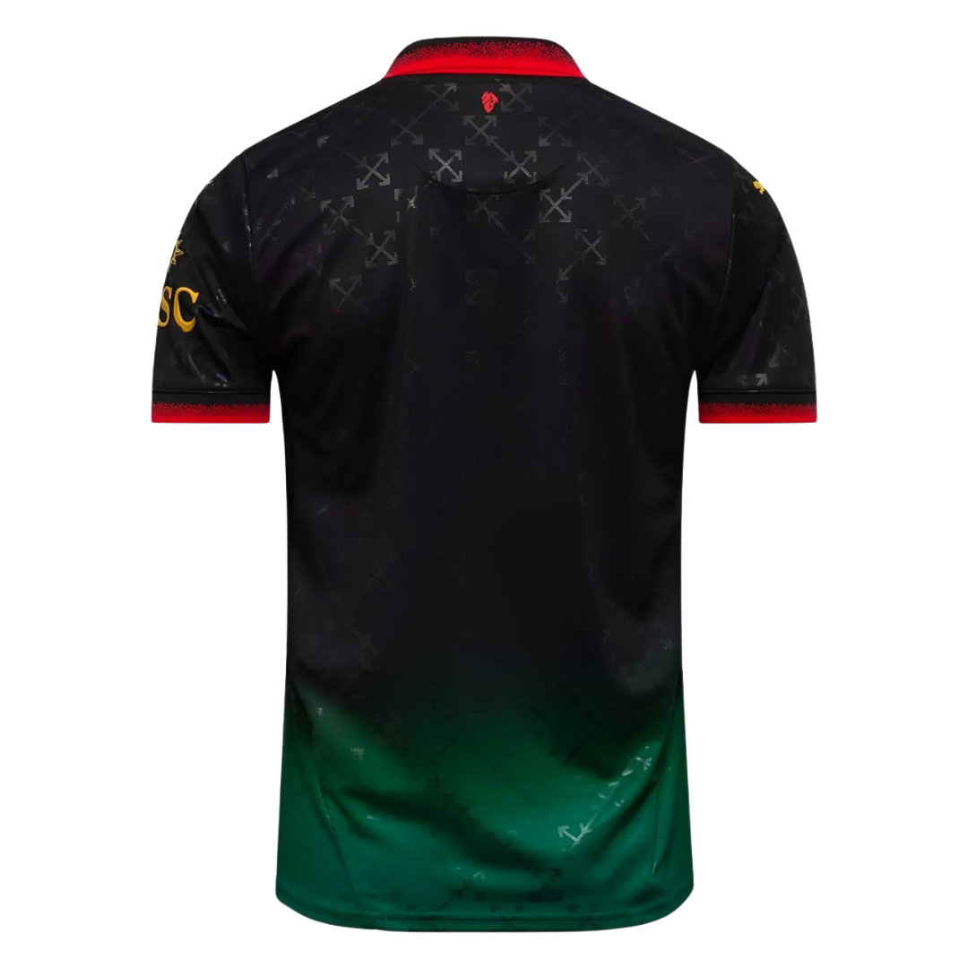 Camisa AC Milan x Off-White 25/26 Preta