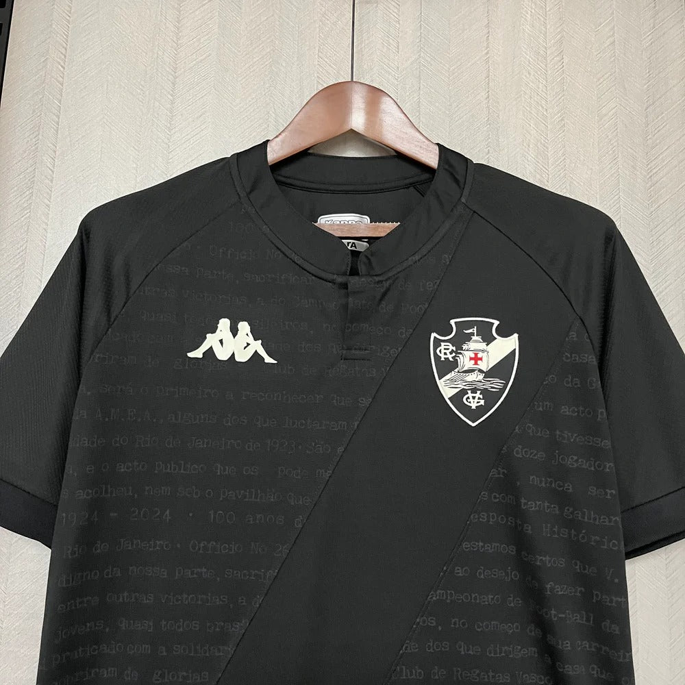 Camisa Vasco III 24/25  Masculina - Preto