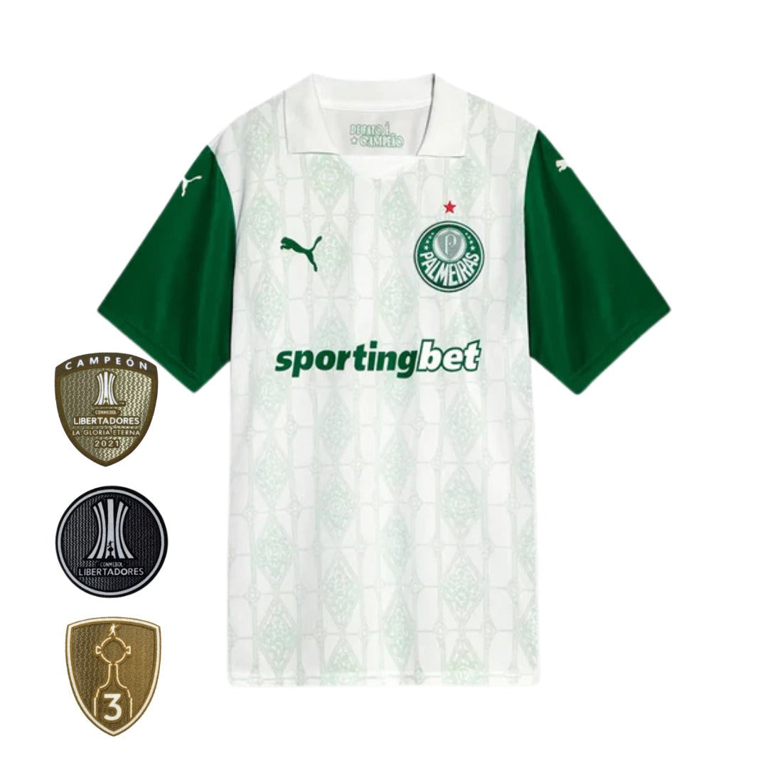 Camisa Palmeiras Feminina 25/26 Away branco