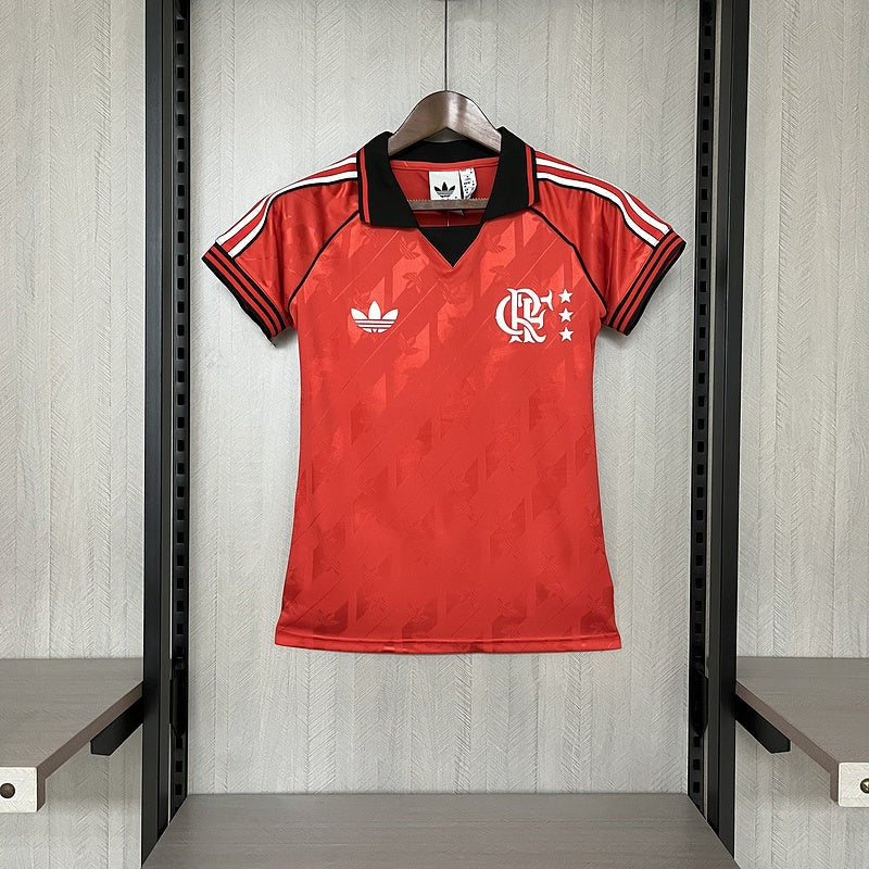 Camisa Flamengo Lifestyle 24/25 Torcedor Adidas Masculina - Vermelho