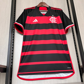 Camisa Flamengo I 24/25 - Vermelho+Preto - (Feminina)