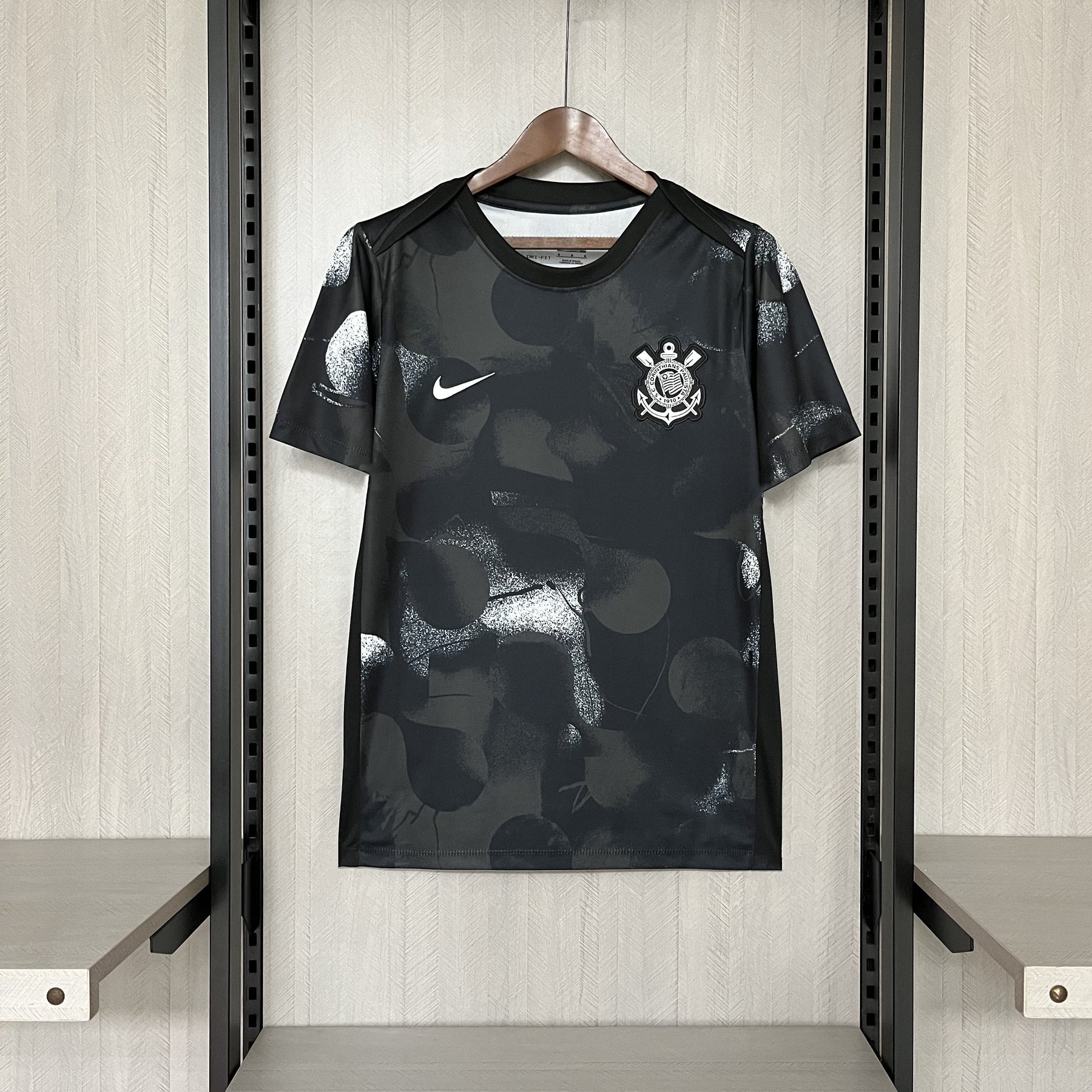 Camisa Nike Corinthians Pré-Jogo 25/26 Masculina - Preto