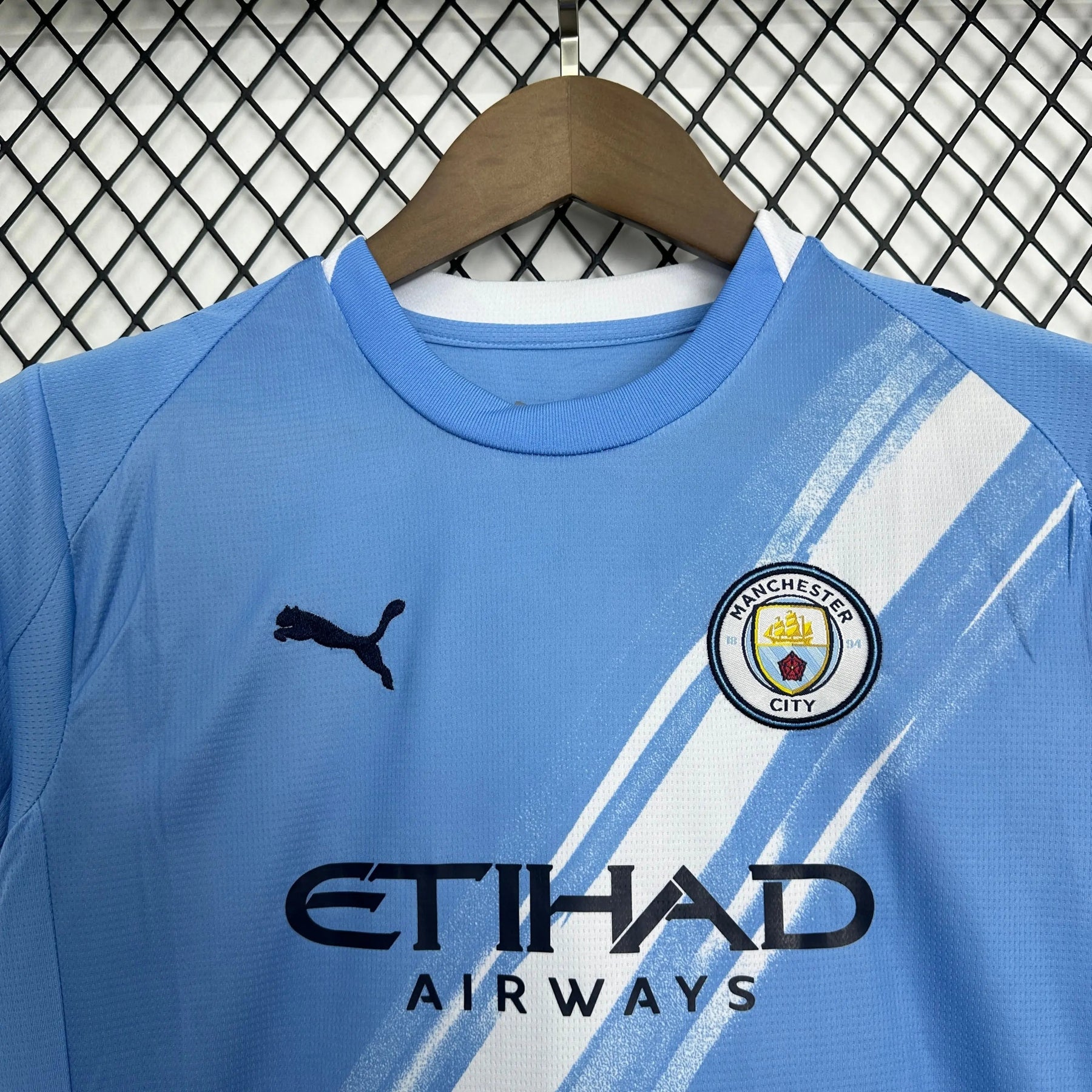 Camisa Manchester City Home 25/26 - Torcedor Infantil Azul