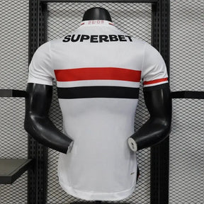 Camisa São Paulo Home 25/26 - Jogador Masculina Branca