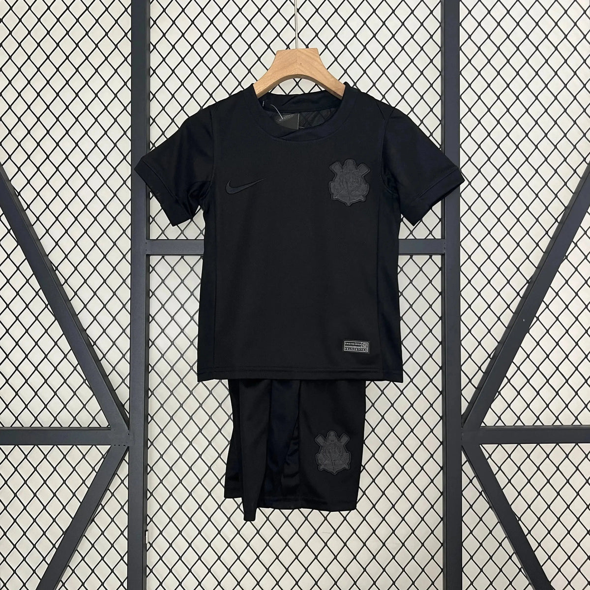 Camisa Timão Away 24/25 - Torcedor Infantil Preta
