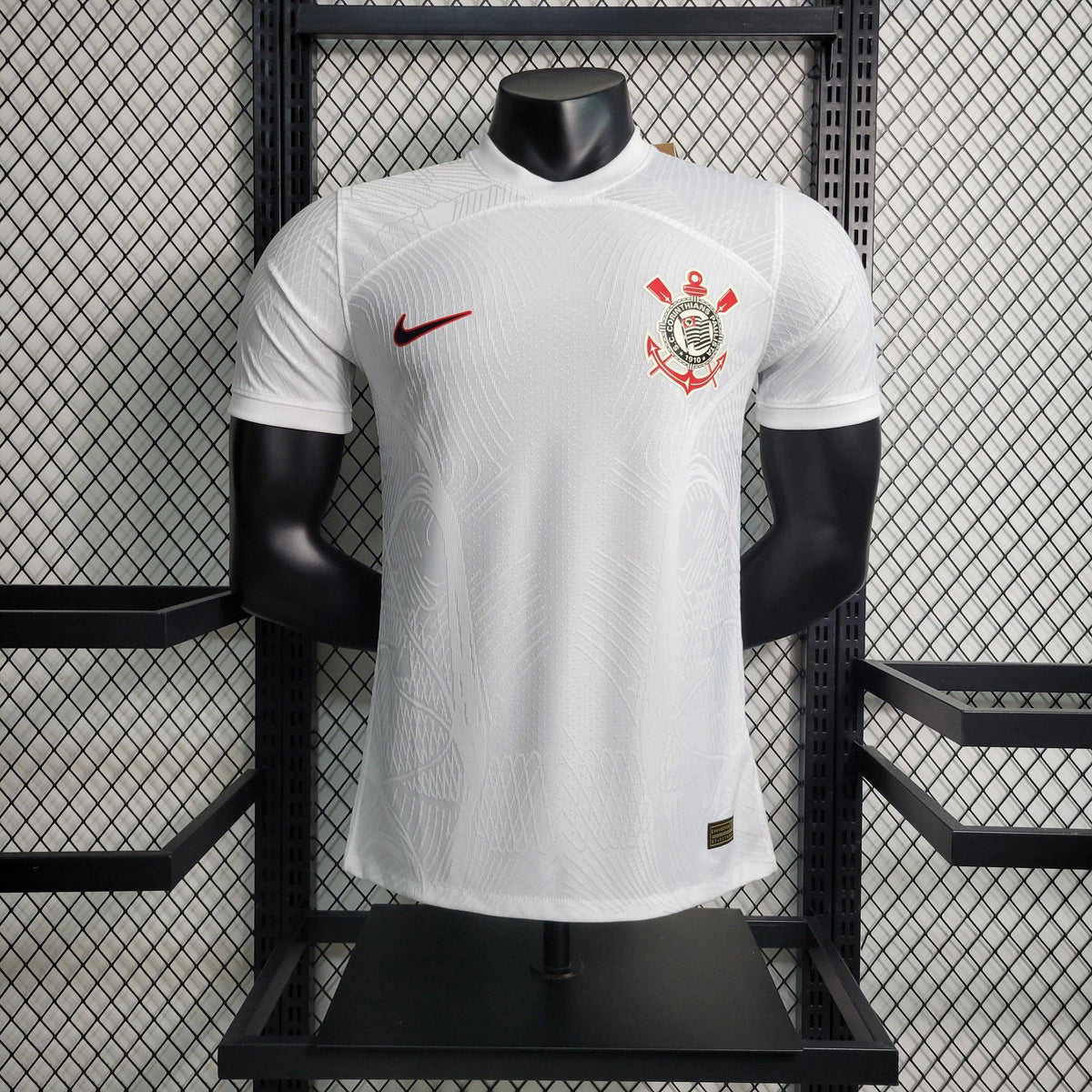 Camisa Timão  Home 23/24 - Jogador Masculina Branca