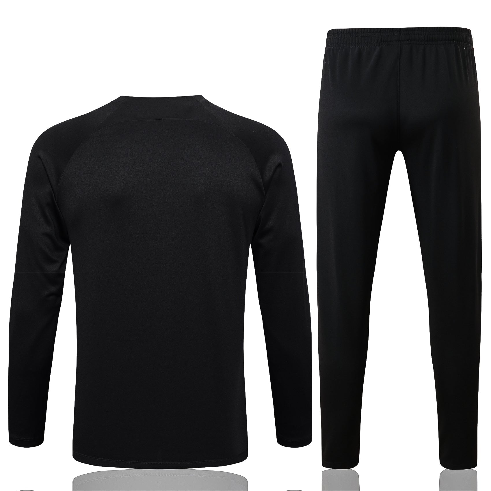 Conjunto Timão Ziper Curto Treino Preto