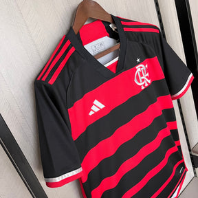Camisa Flamengo I 24/25 - Vermelho+Preto - (Feminina)