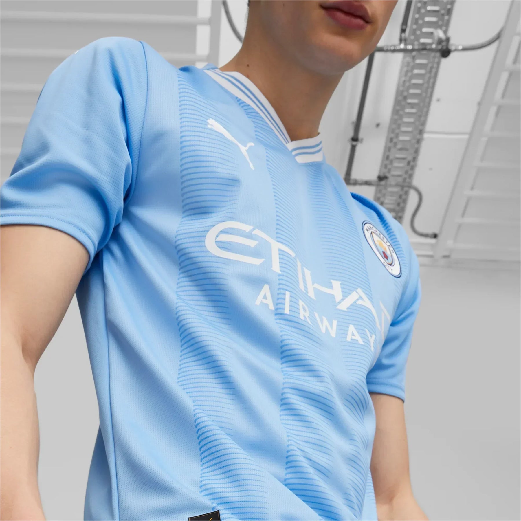 Camisa Masculina Manchester City I 2023/24 - Torcedor