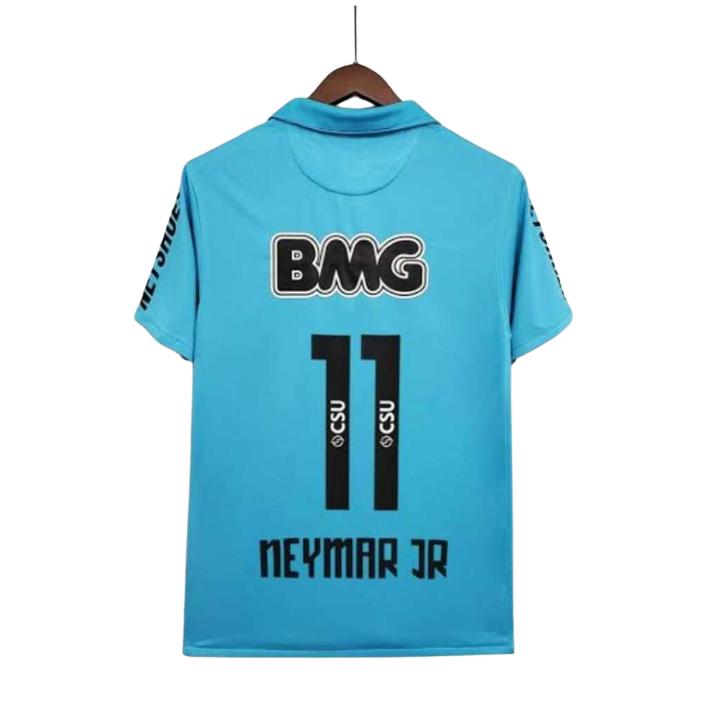 Camisa Retro Masculina Santos Azul 2012 - Neymar