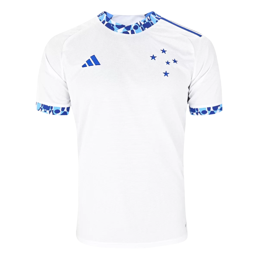Camisa Masculina Cruzeiro Cabuloso Branca Gabigol Todos Patrocínios 2025